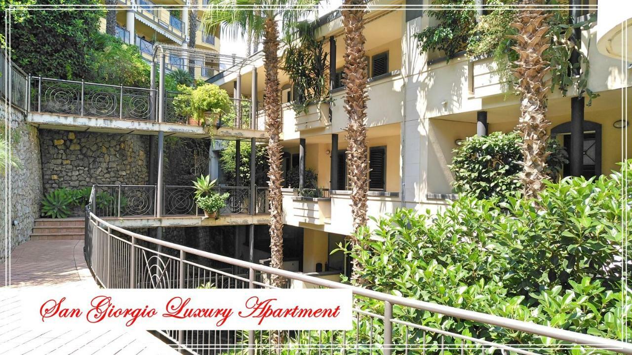 San Giorgio Luxury Apartment Taormina-Panoramic Pool & Parking Space מראה חיצוני תמונה